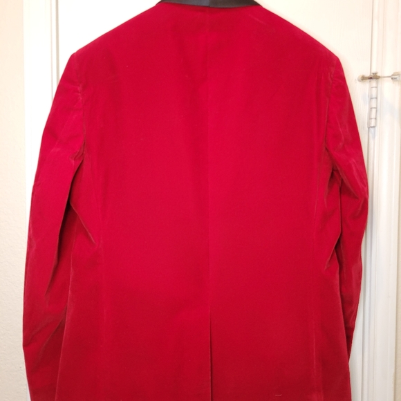 Tailored Recreation Premium Red Suede Sports Blazer sz Large/42 - Picture 4 of 5